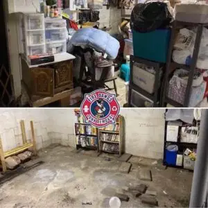 A Picture of a Basement Cleanout Indianapolis
