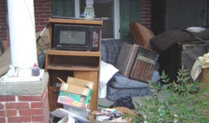 Image of estate before Fire Dawgs Junk Removal cleanout service