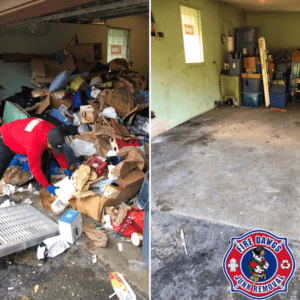 before and after picture of Foreclosure Cleanout Lafayette