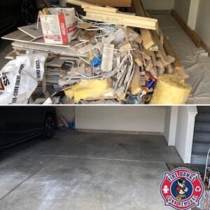 garage clean out fort wayne before and after