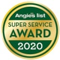 Image of Angie's List 2020 Super Service Award given to Fire Dawgs Junk Removal