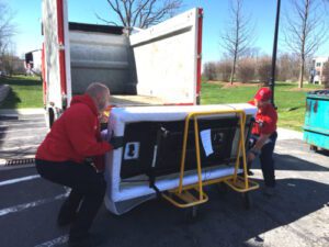 A Picture of a Mattress Removal in Muncie